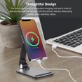 thumbnail image 2 of Foldable Cell Phone Stand Phone Holder for Desk with Angle, 2 of 7