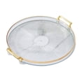 thumbnail image 1 of Lksixu Fashion Round Tray Home Living Room Coffee Table Put Tea Cups Cup Storage Tray Storage Tray Kitchen Gadgets, 1 of 6