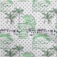 thumbnail image 1 of oneOone Rayon Green Fabric Tropical Fabric For Sewing Printed Craft Fabric By The Yard 56 Inch Wide, 1 of 4