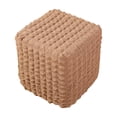 thumbnail image 2 of kurtrusly Stretch Ottoman Cover Ottoman Protector for Room Gray Living Light Light Coffee 25~33cm, 2 of 6