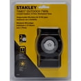 thumbnail image 1 of Minuteur mécanique double TimeIt de Stanley à 2 prises pour l'extérieur, 1 of 5