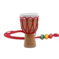 thumbnail image 1 of COMPUKAS 1Pcs Instruments Africains Mini Djembe pour Jeu d'Enfant et Jeu de Musique, 1 of 7
