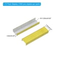 thumbnail image 2 of Uxcell 26/6 Standard Staples, 10 Pack 10000pcs 1/4" Leg Length Flat Clinch Chisel Point Staples, Yellow, 2 of 6
