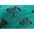 thumbnail image 4 of oneOone Cotton Silk Fabric Bird & Tree Block Print Fabric By Yard 42 Inch Wide, 4 of 4