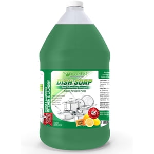 GreenFist Poitrine liquide détergente professionnelle de savon & Pan Dish-Wash - Utilisation légère ou lourde (savons de plat vert) 1 - Oui. Gallon.