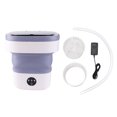 thumbnail image 2 of Portable Washing Machine, Foldable Washing Machine 7.5L Mini Washer Machine, Folding Bucket Washer with Soft Spin Dry and Drainage Pipe for Home Apartment Camping, 2 of 7