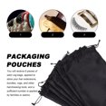 thumbnail image 4 of 6pcs Silky Wig Bags Pouches Drawstring Packaging Bag Hair Extensions Bundles Bag, 4 of 7