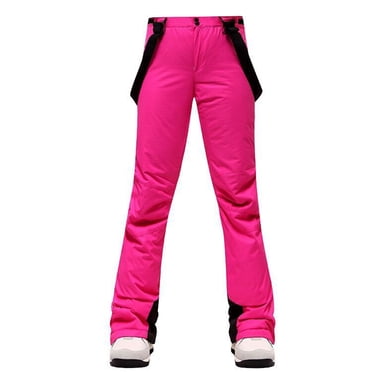 Women Snow Pants Waterproof Insulated Women Waterproof Insulated Snowboard Suspenders Pants Snow Ski Bib Trousers