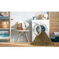 thumbnail image 2 of Ahgly Company Machine Washable Indoor Square Transitional Dark Golden Rod Brown Area Rugs, 7' Square, 2 of 7