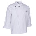 thumbnail image 3 of Unisex Chef Jackets Coat Long Sleeves Shirt Kitchen Uniforms White L, 3 of 9