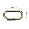 thumbnail image 2 of Unique Bargains Bronze Tone Oval Buckles Iron Electroplating (10 Pack), 2 of 4