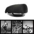 thumbnail image 4 of Byron Bike Saddle Extra Wide and Padded Bicycle Saddle Comfortable Exercise Bike Seat For Men And Women, 4 of 5