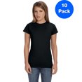 thumbnail image 1 of Gildan T-Shirt Ajusté Softstyle pour Femmes - G640L (Lot de 10), 1 of 1