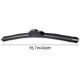 thumbnail image 3 of Universal All-Season Windshield Wiper Blades | Silent High-Elastic Steel | Four-Layer Rubber Strip | Noiseless All-Weather Performance | 2-Pack | Fits Most Cars & SUVs | Easy Install, 3 of 9