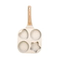 thumbnail image 2 of Divided Grill Frying Pan Egg Frying Pan Cookware Nonstick Pancake Pan Egg Cooker White, 2 of 9