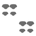 thumbnail image 2 of kurtrusly Semelles Ajustables pour Talons Hauts, Réparation de Talons Personnalisable, Gris 2Set, 2 of 6