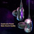 thumbnail image 3 of A4 New In-Ear Earphones  Dual Dynamic Coils  Dual Speakers  Smart Phone  Middle Microphone Tuning, 3 of 13