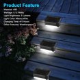 thumbnail image 2 of Solar Deck LED Lights for Outdoor, Waterproof Solar LED Lights, 2 of 7
