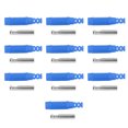 thumbnail image 3 of 10 Set Banana Female Socket Brass PA Jack Connector Insulation Tube Press Fit Adapter J.10031Blue, 3 of 14