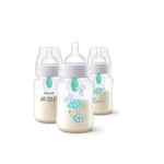 Bouteilles pour bébés anticoliques AirFree Vent avec la conception de tortue, 3x9oz, SCY703/78