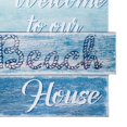 thumbnail image 4 of Panneau Mural en Bois 2 Pcs, Étoile de Mer Embossée, Citations de Plage, Blanc, Bleu, 4 of 5