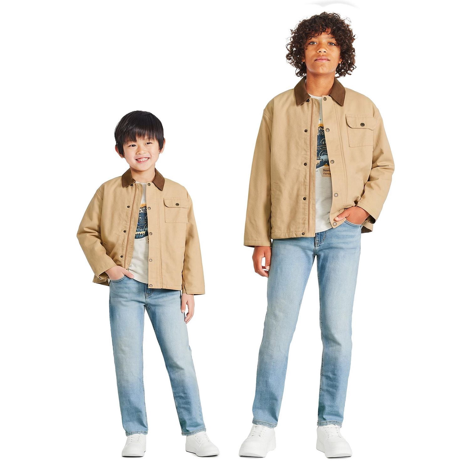 George Boys' Canvas Quilted Jacket