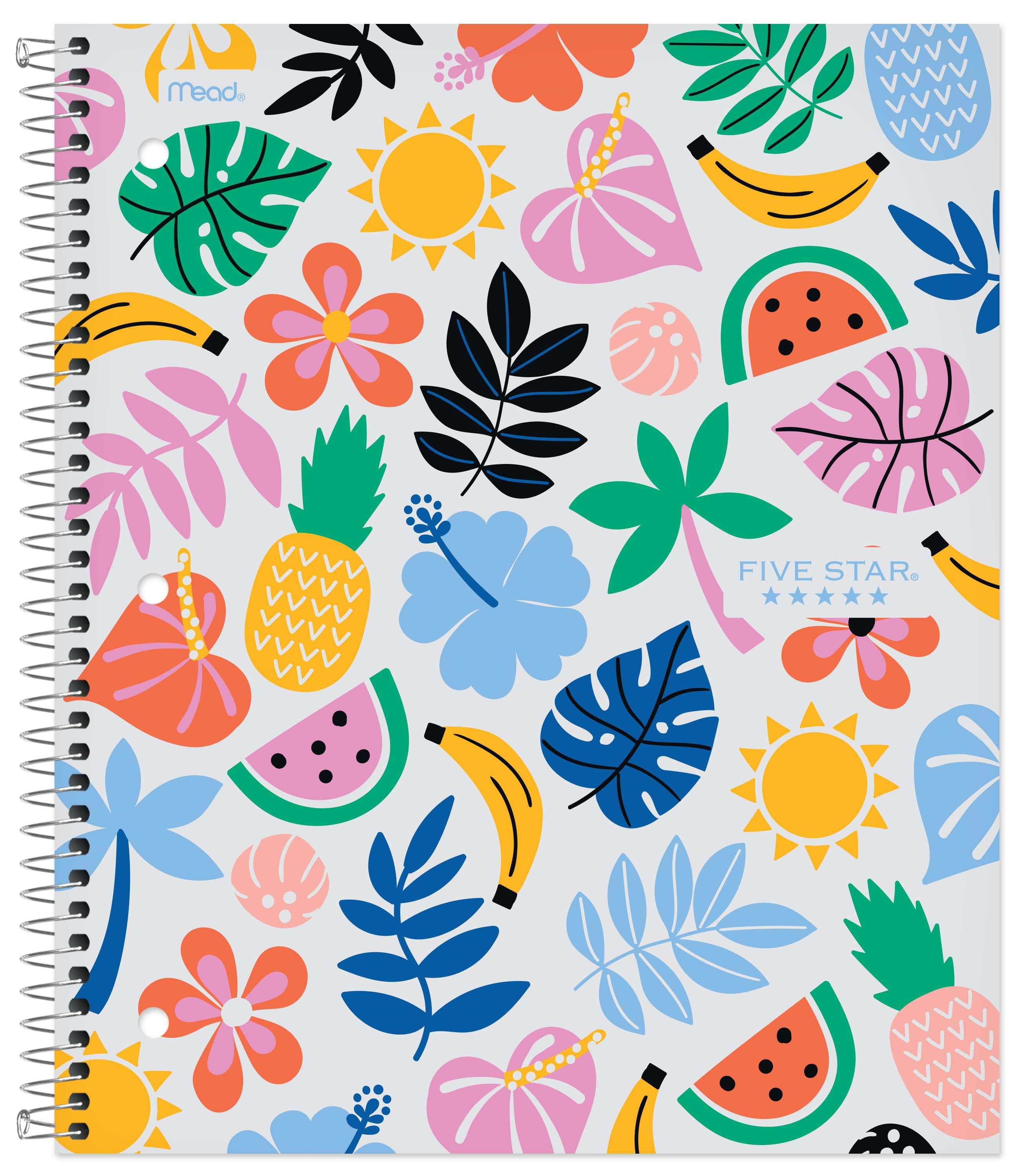 Five Star® 1 Subject Tropical Fruit Notebook