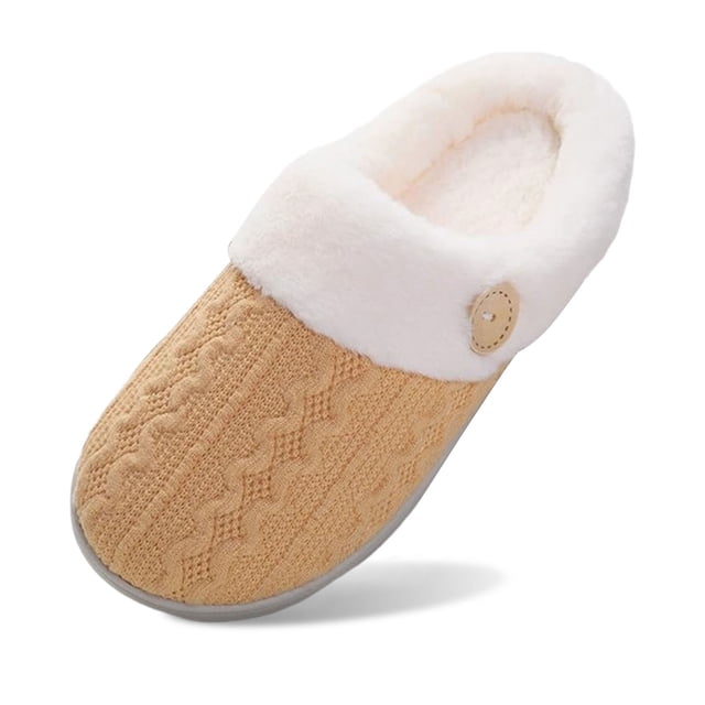 Pantoufles d'Hiver pour Femmes Adultes Pantoufles en Peluche Pantoufles Chaudes Femmes Pantoufles d'Hiver d'Intérieur Chaussures d'Intérieur Pantoufles en Peluche pour Femmes