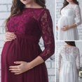 thumbnail image 1 of Robe de Bal en Dentelle Robe Maxi de Maternité Robe de Fête de Mariage Accessoire de Photographie Vêtements Manches 3/4 / Sans Manches, 1 of 5