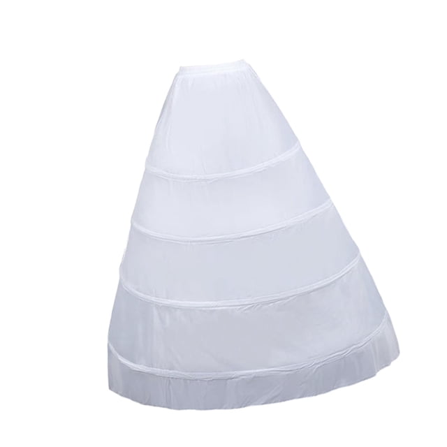 KLKCMS Bridal Crinoline Accessory Wedding Dress Petticoat for Banquet Party Cosplay 4 Hoop