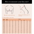 thumbnail image 5 of Curyon Womens Front Closure Underwire U-Back Unpadded Wide Strap Plus Size Bra,46D, 5 of 5