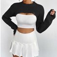 thumbnail image 1 of Qertyioot Chandails Tricotés pour Femmes, Mode pour Femmes Manches Longues de Noël Col Rond Ample Tendance Hauts Blouse Chandail, 1 of 4