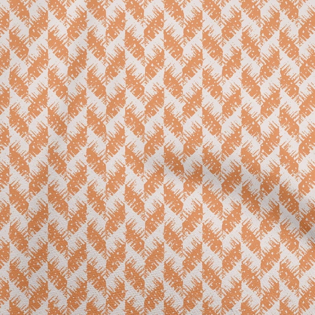 oneOone Cotton Flex Orange Fabric Texture Sewing Craft Projects Fabric Prints By Yard 40 Inch Wide