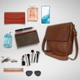 thumbnail image 4 of Madosh Genuine Leather Crossbody Womens Bag Brown Shoulder Evening Handbag, 4 of 7