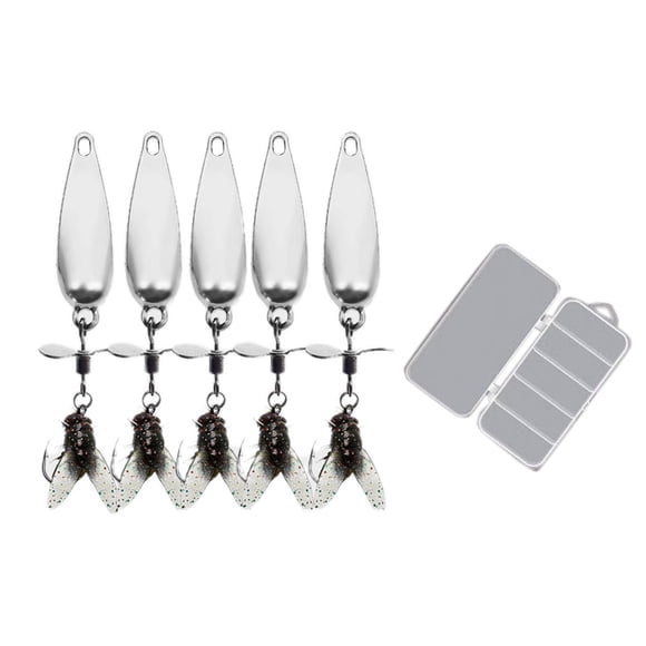 2025 Upgrade Fly Fishing Kit with Realistic Trout Swimbait and Dry Fly for Panfish Saltwater Freshwater Angling