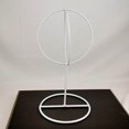 thumbnail image 1 of Ball Hat Stand Hat Rack Wig Holder Storage Display display Hat Stand Metal White, 1 of 7