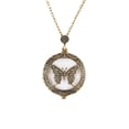 thumbnail image 1 of Heliisoer Collier Pendentif Loupe Loupe en Verre Reeding Collier Décoratif, 1 of 6