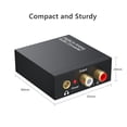 thumbnail image 2 of Digitnow 192KHz Analog Audio Converter DAC SPDIF Coaxial Optical Convert to L/R RCA, Toslink Optical to 3.5mm Jack Audio Adapter for PS4 HD DVD Home Cinema Systems, 2 of 8
