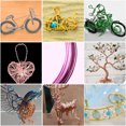 thumbnail image 4 of Aluminum Wire Thickness Bendable Wires Bike Operation Handy to Install Easy to Use Handy Installation Durability Rust-proof for Crafts DIY light pink, 4 of 8