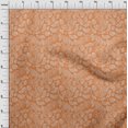 thumbnail image 4 of oneOone Cotton Poplin Orange Fabric Block Craft Projects Decor Fabric Printed By The Yard 56 Inch Wide-Q4, 4 of 5