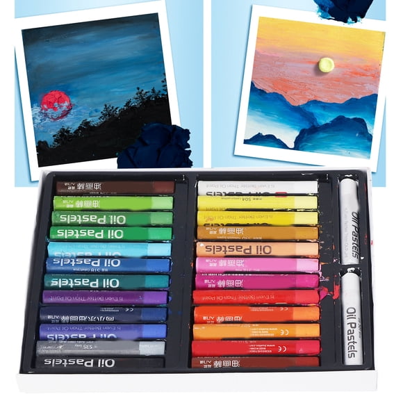 Professional Paint Pens Markers Daubers Pens Multicoloured Washable Soft Heavy Color DIY Oil Pastels Set For Art Painting