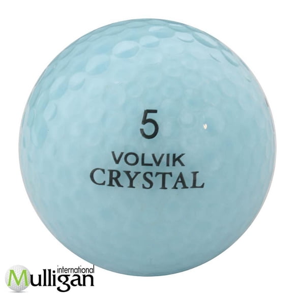 Mulligan - 12 Volvik Crystal 1st generation - Mix colors 5A Recycled Used Golf Balls