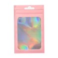 thumbnail image 1 of 100 Pcs Sacs Holographiques avec Fenêtre Transparente, Sacs Refermables pour Petits A3Z2, 1 of 8