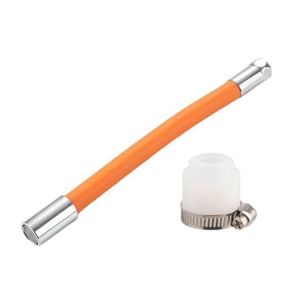 Portable Shower Head Faucet Extender Sprayer 360° Rotation Multiple Length Options Durable Metal Brass Connector for Bathtub Home Bathroom Outdoor Cleaning