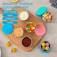 thumbnail image 3 of EcoNesxp 6 Pack Ounces Reusable Leak-proof Condiment Containers Small Sauce Containers Set Stainless Steel Condiment Containers with Silicone Lids, 3 of 5