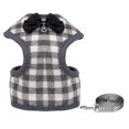 thumbnail image 1 of Laegsmetg Cat Harness and Leash Set for Walking Cat and Small Dog Harness Soft Harness Adjustable Cat Vest Harness Comfort Fit for Pet Kitten Puppy Rabbit,grey, 1 of 6