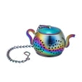 thumbnail image 1 of Oleegame 1PC Produce Storage Stainless Steel Creative Tea Leak Tea Maker Teapot-shaped Tea Compartment, 1 of 1