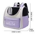 thumbnail image 1 of Pompotops Outdoor Portable Pet Backpack Breathable Large Capacity Pet Backpack Clearance, 1 of 2