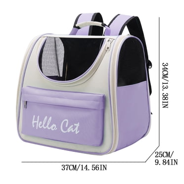 Pompotops Sac à Dos pour Animal de Compagnie Portable d'Extérieur Respirant Grande Capacité Sac à Dos pour Animal de Compagnie Liquidation