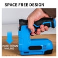 thumbnail image 2 of Electric Stapler Lithium-ion CordlessNail Gun Staple Gun Nailer Stapler Furniture DIY Tool Wood Frame Multitool Nail Stapler Gun ,More Helpful and Safe, 2 of 6